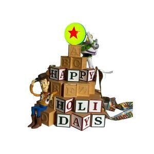 COPY - New Disneyland Pixar Toy Story Woody & Buzz Holiday Popcorn Bucket - Lig…